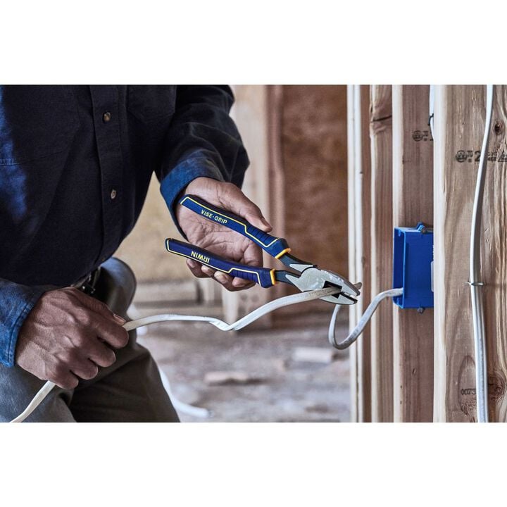Irwin 9-1/2in Vise-Grip Lineman Pliers, large image number 1