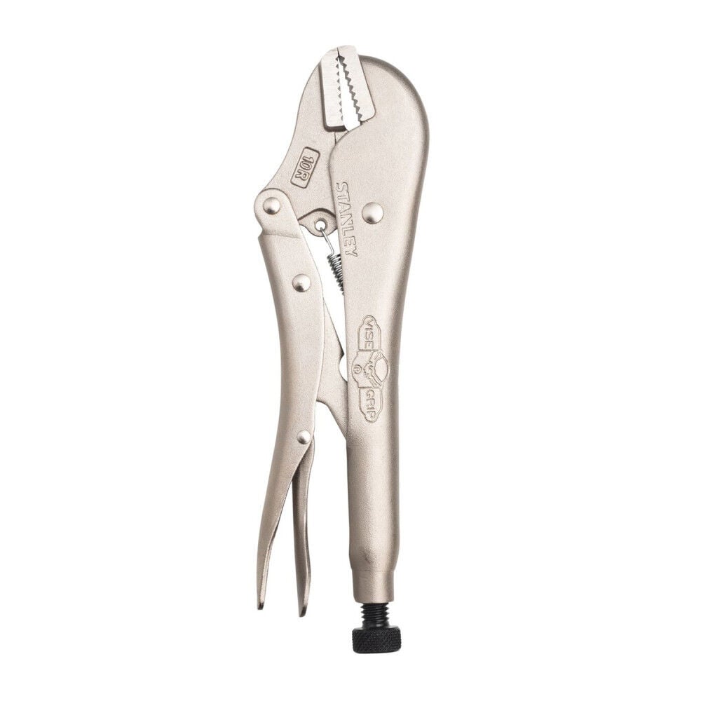 Stanley 10 Inch Straight Jaw Locking Pliers, large image number 1
