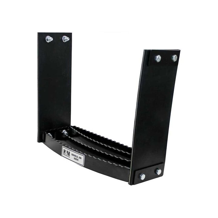 K&M Manufacturing 1-Step Bolt-On Flex Step Kit Black