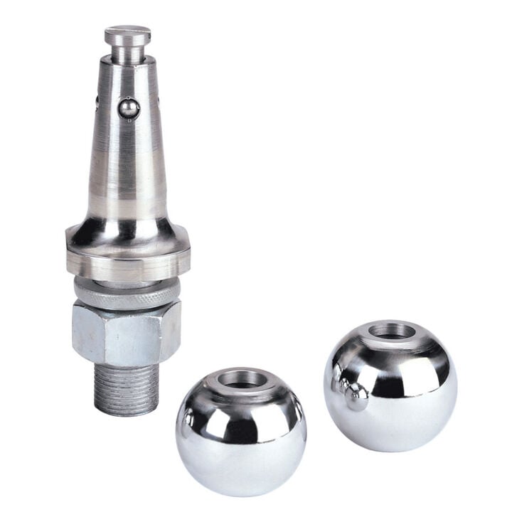 Reese Interchangeable Chrome Hitch Ball System 1-7/8 In. and 2 In