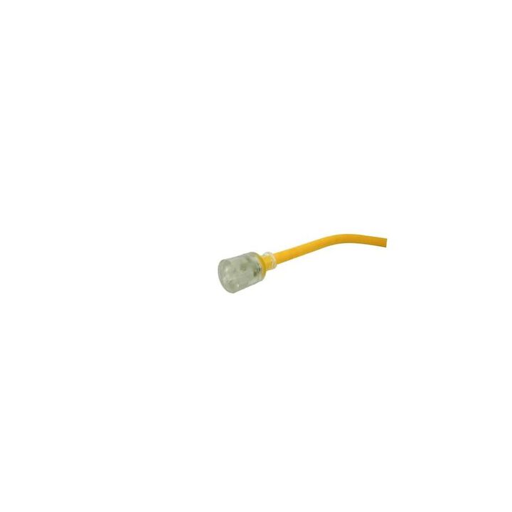 Southwire SEOOW Polar Solar 25 Ft Yellow 12/3 Heavy-Duty Outdoor Extension Cord with Power Light Indicator, large image number 4