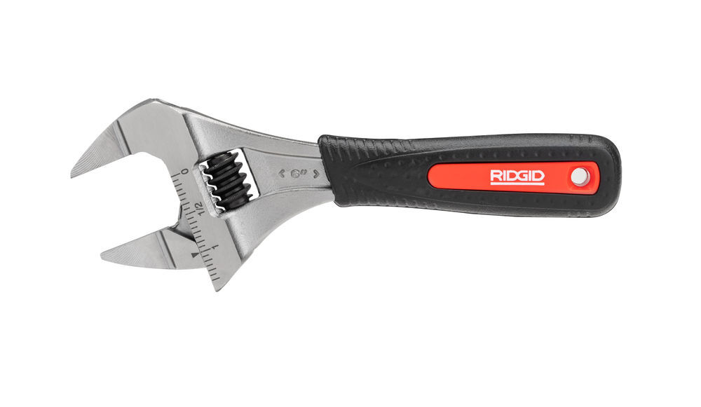 Ridgid 6 Inch Super Wide Capacity Slim Jaw Adjustable Wrench, large image number 7