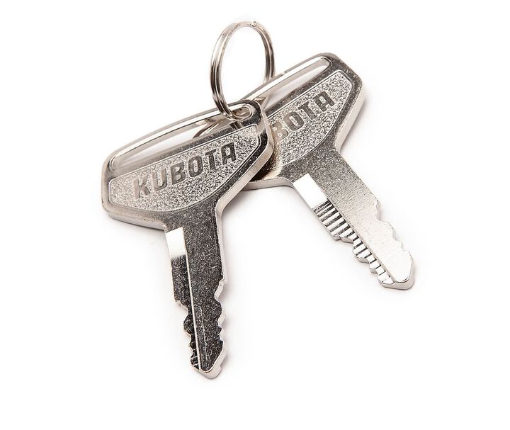 Kubota Parts Main Switch/Ignition Key for Kubota L, M, MX Series Tractors, 2 Pieces, large image number 1