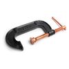 Pony 4 Inch Maximum Opening 2200 Lbs Force Heavy Duty Carriage C-Clamp, small image number 3