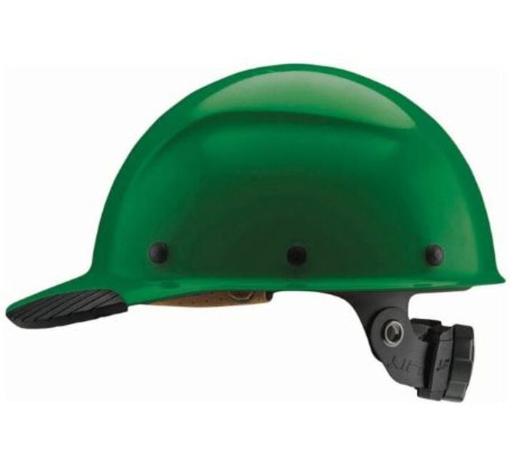 Lift Safety Hard Hat DAX Green Fiber Resin Cap Style