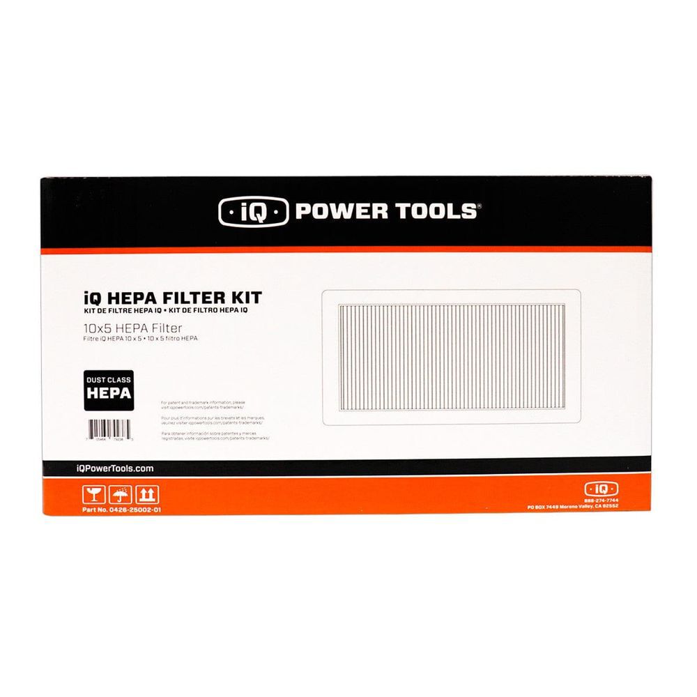 iQ Power Tools 10 x 5 in Replacement HEPA Filter Kit, large image number 2