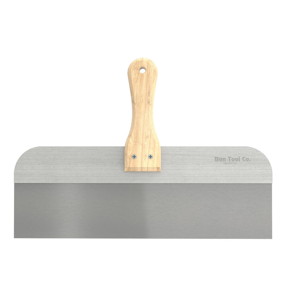 Bon Tool 14 Inch x 3 Inch Stainless Steel Taping Knife with 7 Inch Wood Handle, large image number 1