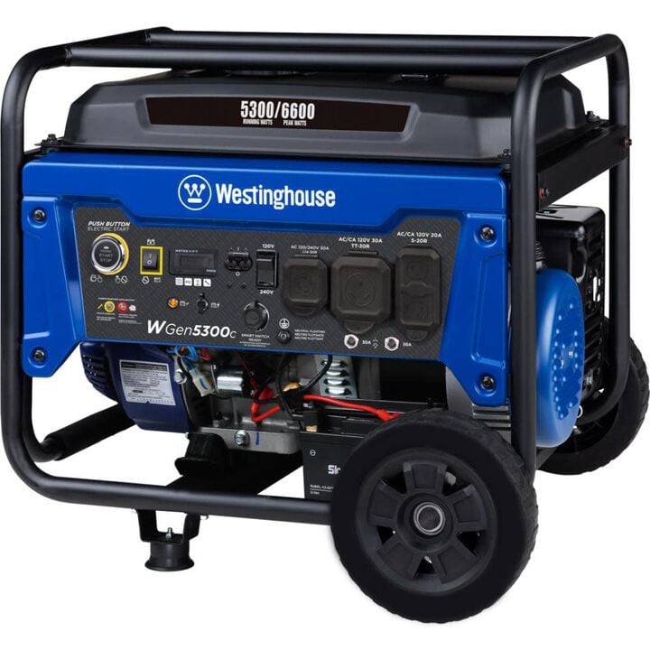 Westinghouse Outdoor Power 6,600 Watt Dual Fuel 49-State Portable Generator with CO Sensor, large image number 9