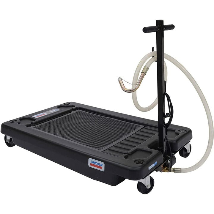 Lincoln Industrial 17 Gallon Oil Change Truck Drain with 120V Electric Pump