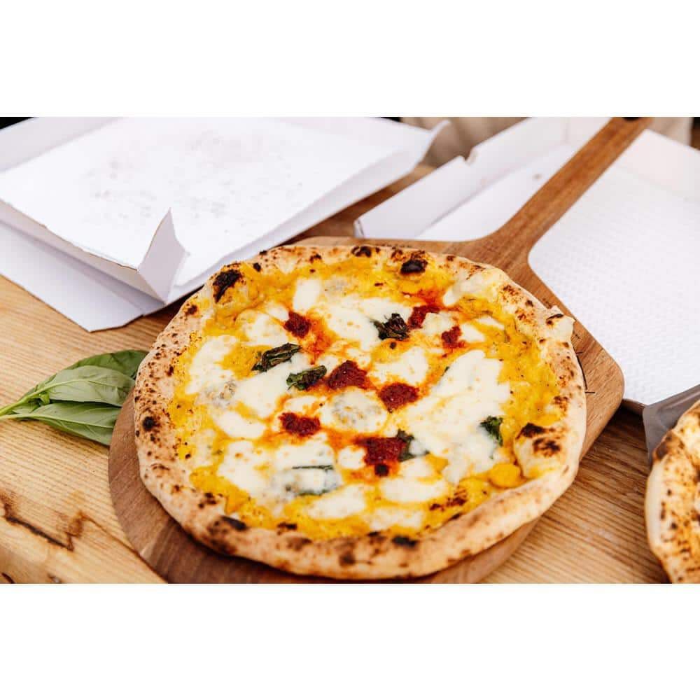 Gozney Large 14 Inch Acacia Wood Pizza Placement and Server, large image number 4