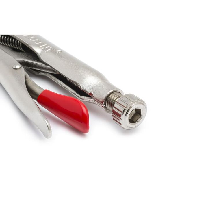 Crescent Curved Jaw Locking Pliers with Wire Cutter 3 Piece Set, large image number 6