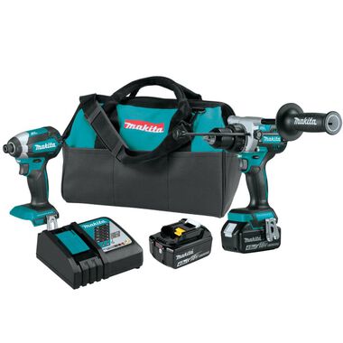 Makita 18V LXT 2pc Combo Kit Lithium Ion Brushless Cordless