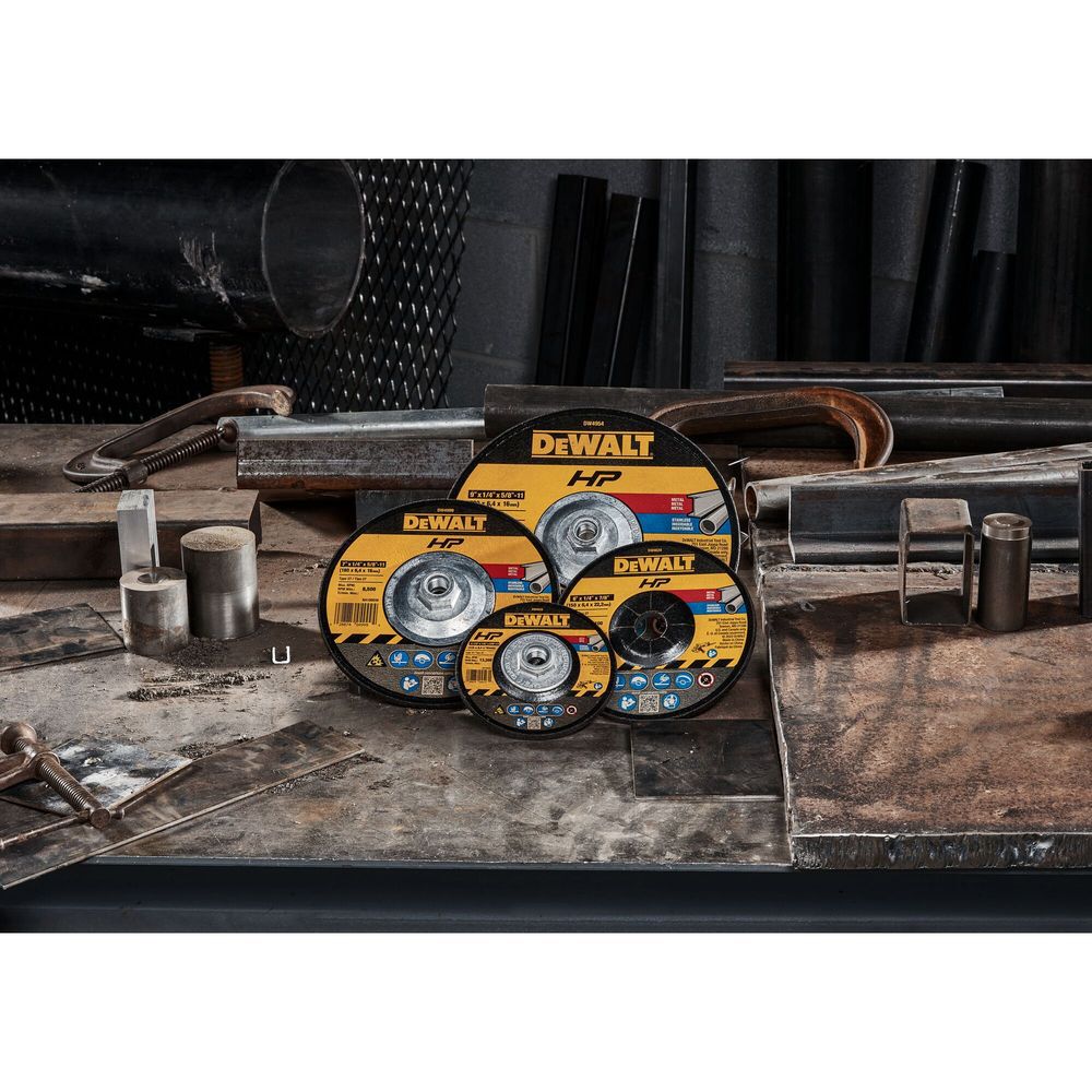 DEWALT 7 x 1/4 x 5/8-in to 11Depressed Center Metal Grinding Wheel, large image number 11