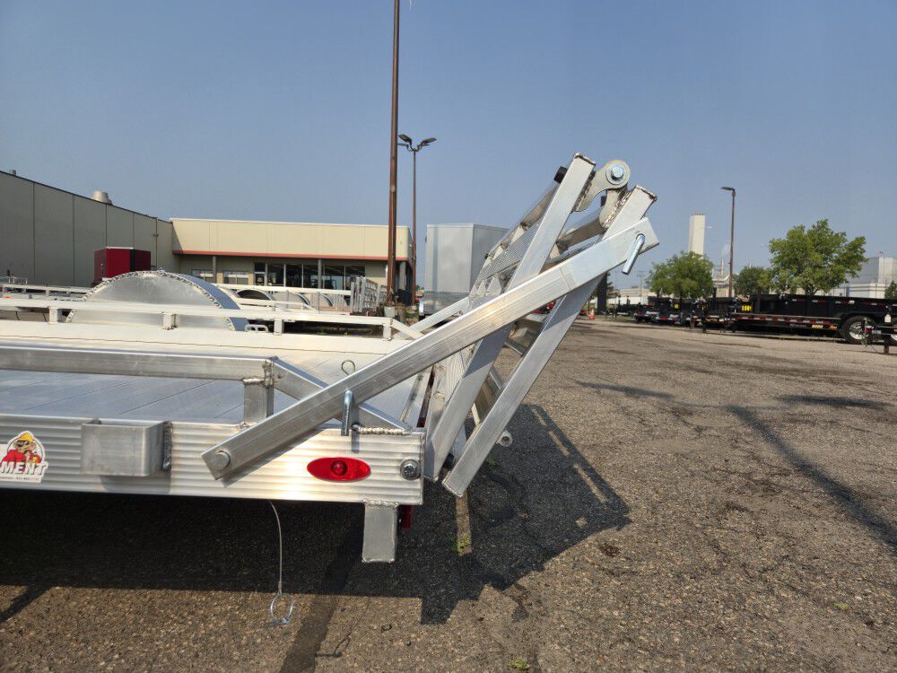 Legend Premium Trailers 12 Ft Utility Gate Single Axle Flatbed Open Aluminum Trailer, large image number 10