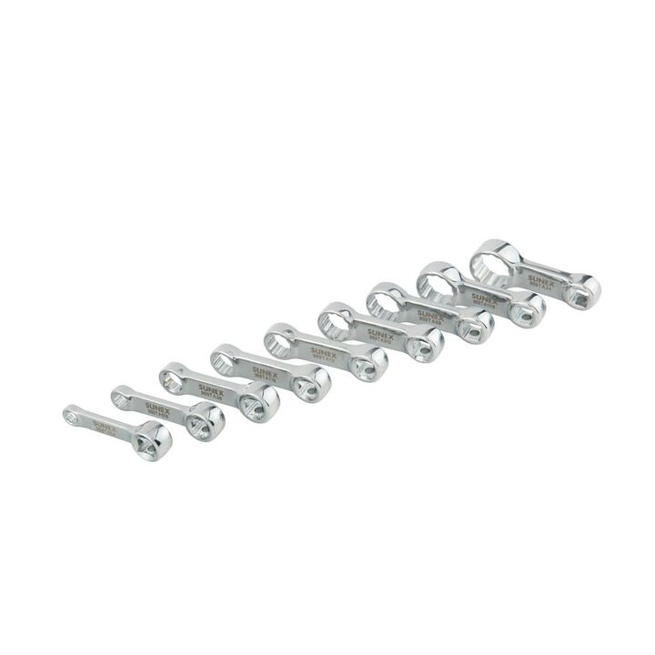 Sunex 3/8 Inch Drive SAE Torque Adapter Set 9 Pieces