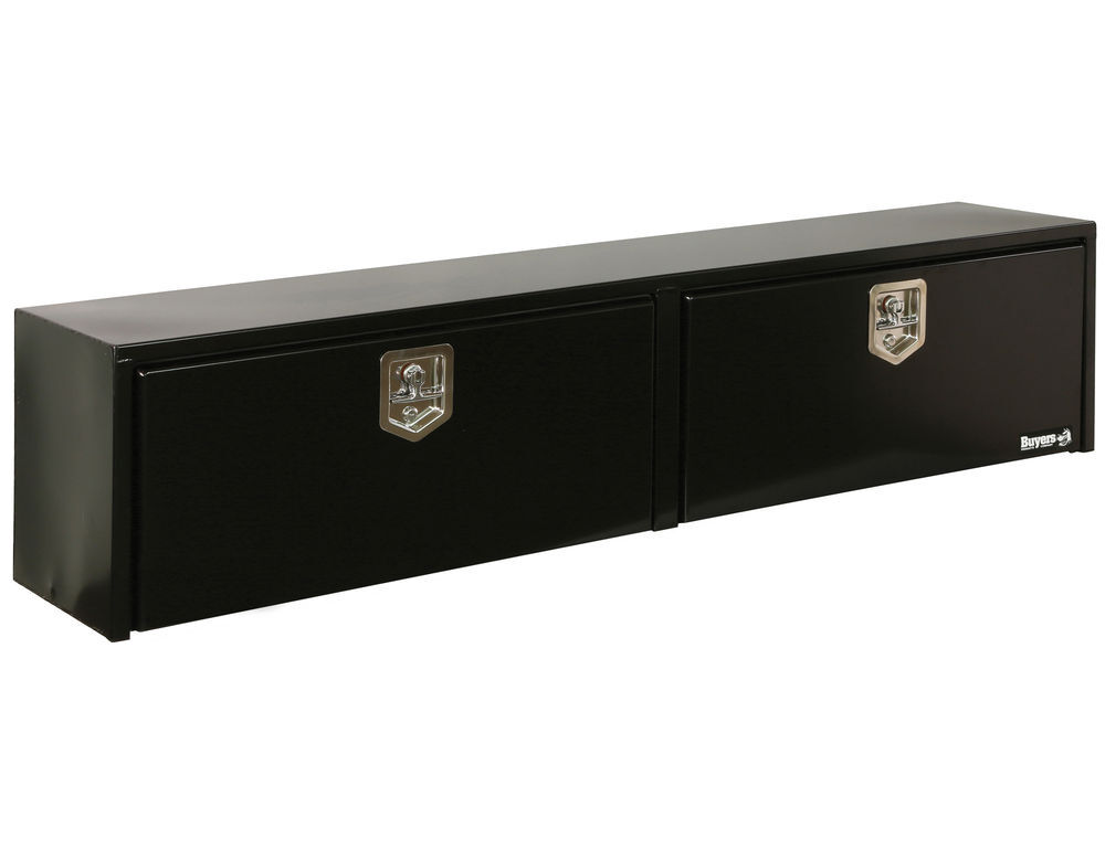 Buyers Products Company 18x16x72 Inch Black Steel Topsider Truck Box, large image number 4
