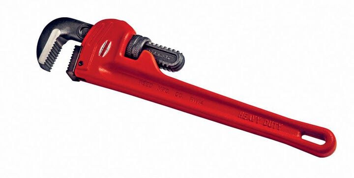 Reed Mfg Pipe Wrench, 12 Inch Handle, Up to 2 Inch RW12