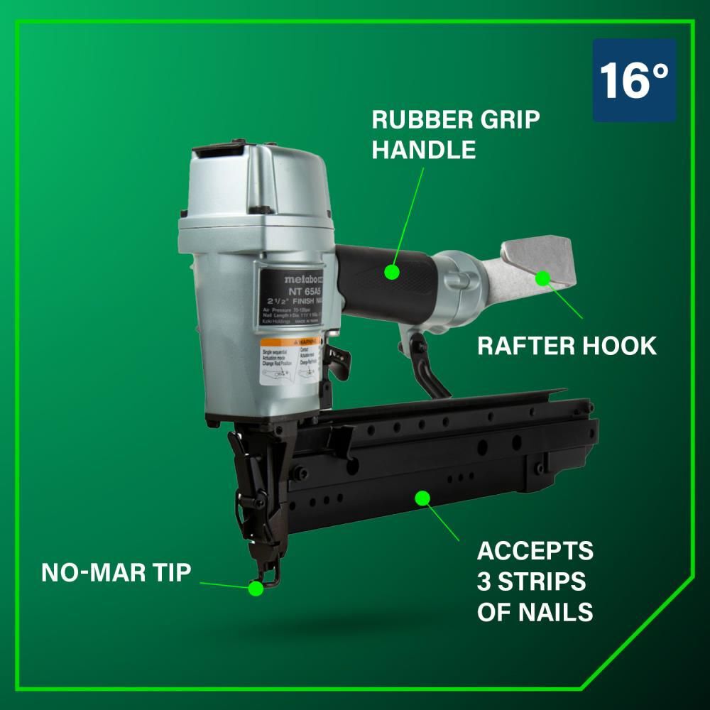 Metabo HPT 2-1/2in 16-Gauge Pro Finish Nailer, large image number 4