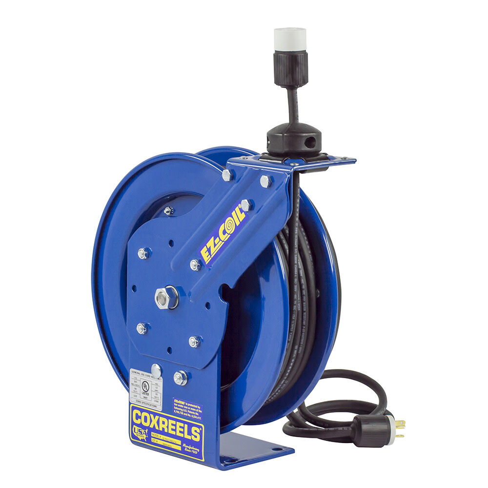 Coxreels 100 ft 115V Spring Driven Safety Rewind System Power Cord Reel, large image number 7