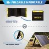 Champion Power Equipment 120-Watt Portable Foldable Solar Panels with Extension Cable and Kickstand, small