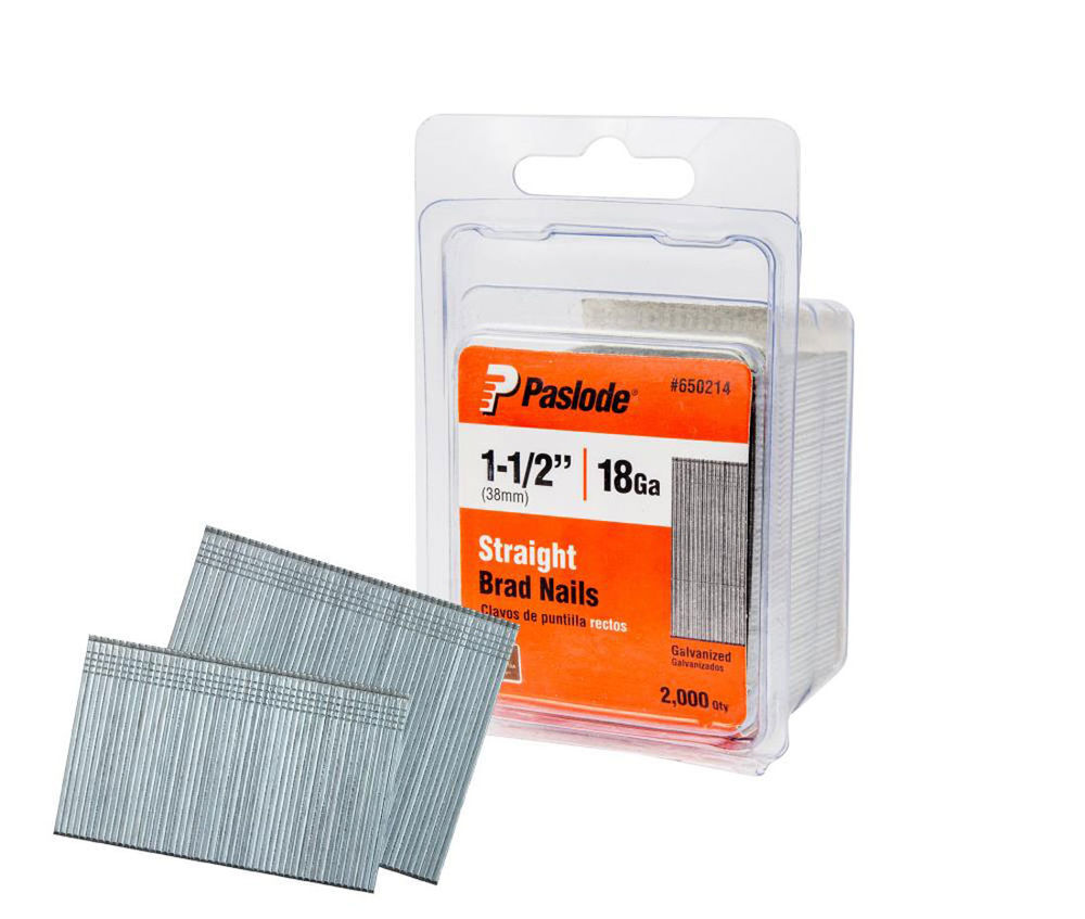 Paslode 1-1/2 In. 18 Gauge Galvanized Finish Nail 2000 Count, large image number 2