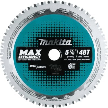Makita 5-7/8in 48T Carbide-Tipped Max Efficiency Saw Blade Thin Metal