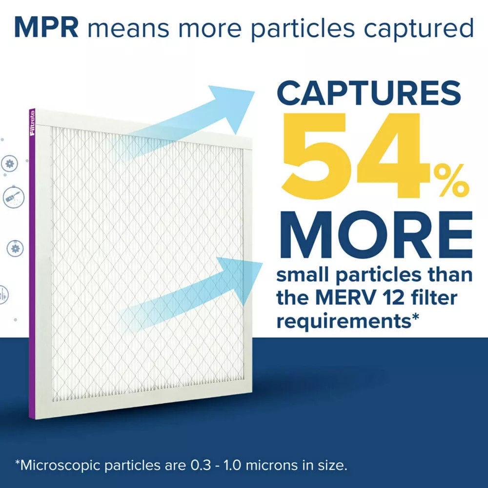 3M Filtrete 16 x 25 x 1-Inch 1500 MPR MERV 12 Allergen Defense Furnace Air Filter 4 Pieces, large image number 4