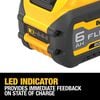 DEWALT FLEXVOLT 20V/60V 6Ah Lithium Ion Power Tool Battery Pack with Fuel Indicator (2 Pack), small image number 4