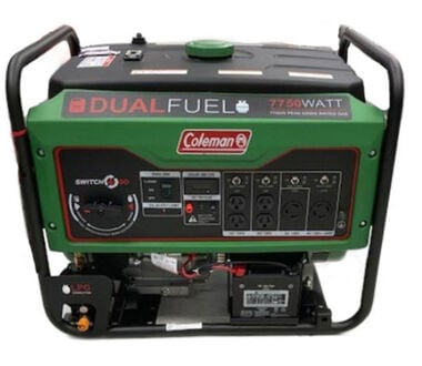 Coleman Dual Fuel Generator 7750W