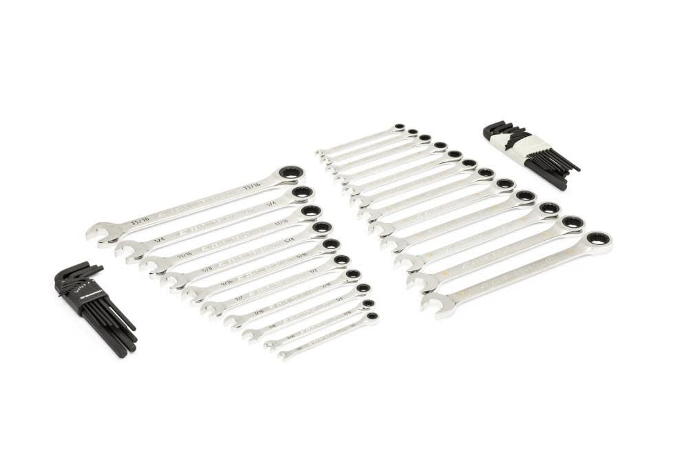 GEARWRENCH SAE/Metric Ratcheting Wrench and Hex Key Set 90T 44pc, large image number 13