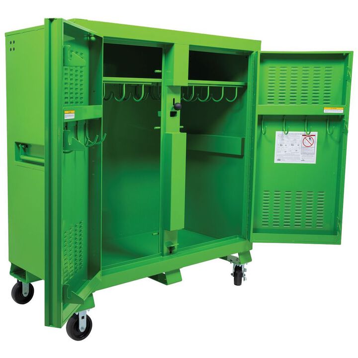 Knaack Model 139-SK-02 Safety Kage 59.4 Cu-Ft. Green Steel Cabinet, large image number 10