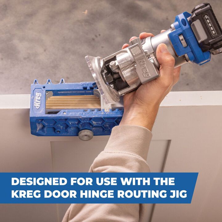 Kreg 1/2 Inch Straight Bit with Bearing 1/4 Inch Shank, large image number 2