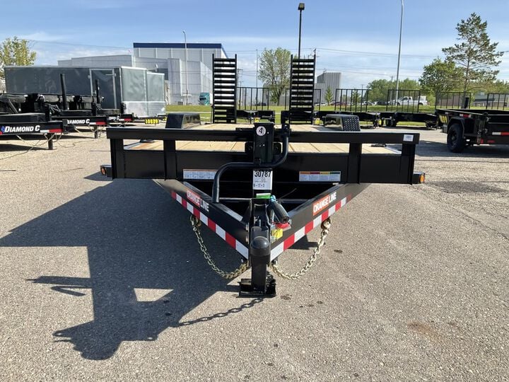 Orangeline Equipment Hauler Trailer 83in x 17 + 3' Cleated Dovetail Super Duty, large image number 6