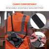 Ergodyne 5549 Compact Gray Tablet Holder with Detachable Shoulder Strap, small image number 4