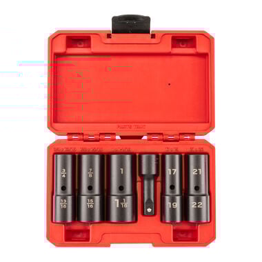 Tekton 1/2 Inch Drive Thin Wall Impact Flip Socket Set (6 Piece)