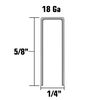 Metabo HPT Crown Staples 1/4in x 5/8in 18 Gauge Electro Galvanize 5000qty, small image number 2