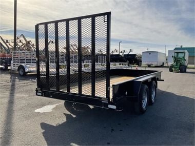 Doolittle Trailer Mfg Steel Sided Open Utility Trailer 14'x77in Tandem Axle HD Pro Toolbox, large image number 3