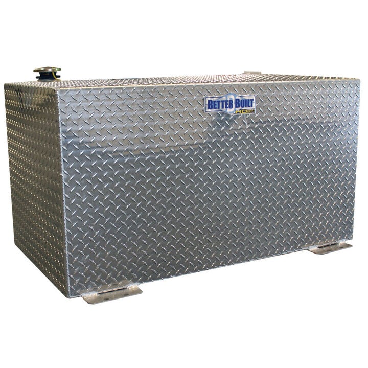 Better Built 100 Gallon HD Series Rectangle Transfer Tank ALUMINUM BRITE