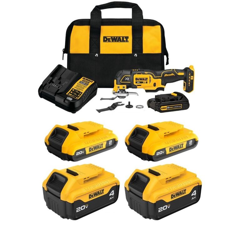 DEWALT 20V MAX Cordless Multi-Tool Kit & Battery Pack Bundle
