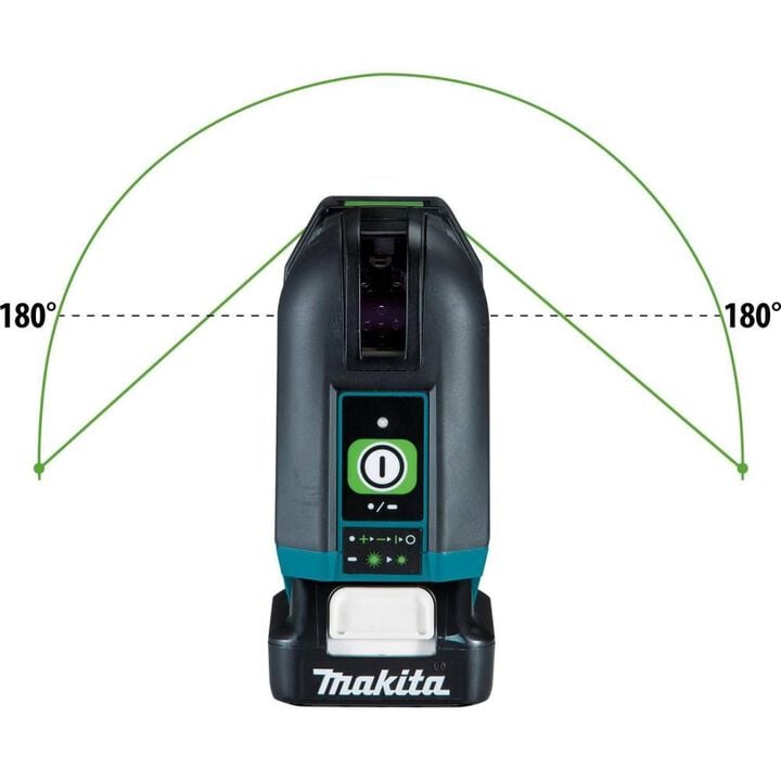 Makita 12V max CXT Self-Leveling Cross-Line/4-Point Green Beam Laser Kit, large image number 10