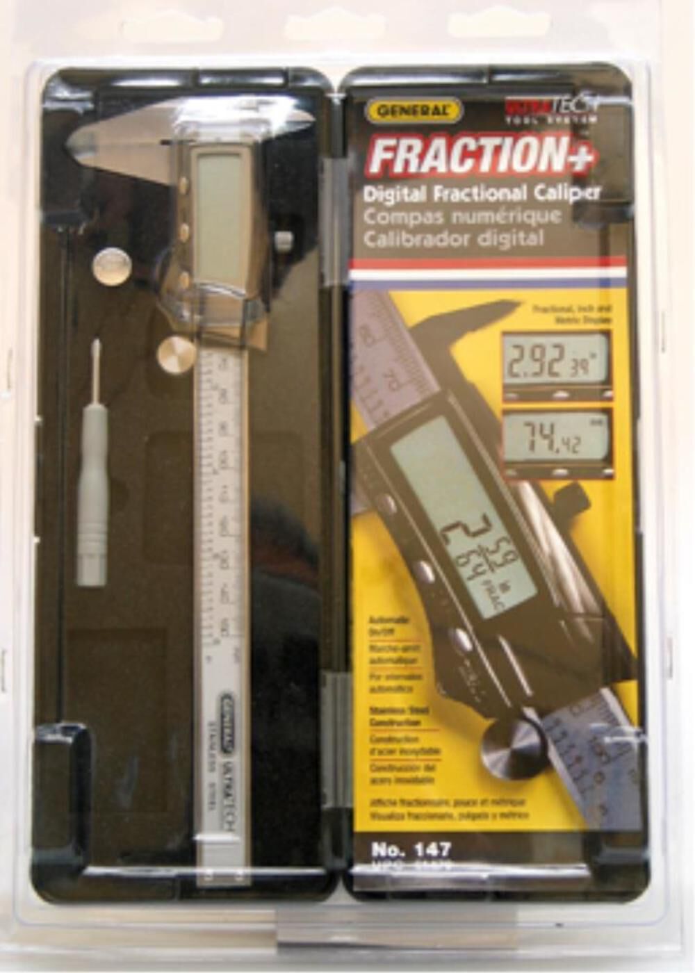 General Tools Fraction+ 3 Mode Digital Caliper 147 - Acme Tools