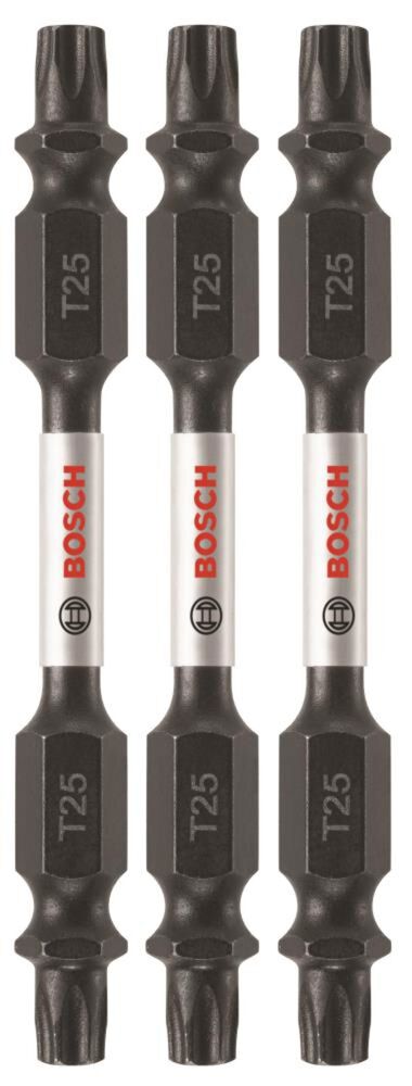Bosch 3 pc. Impact Tough 2.5 In. Torx #25 Double-Ended Bits