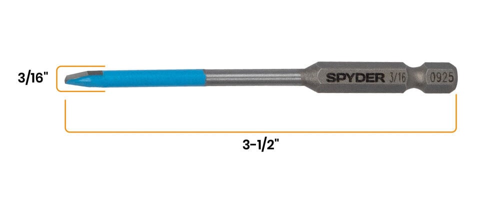 Spyder 3/16 Inch x 3.5 Inch Tile & Glass Drill Bit, Carbide-Tipped, large image number 6