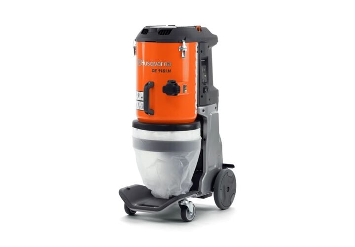 Husqvarna Construction DE 110i H 1.2HP 36V Battery Powered HEPA Dust Extractor (Bare Tool) Reconditioned, large image number 7
