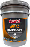 Warren Oil 5 Gallon Pail Clear Amber Liquid Premium AW-42 Hydraulic Oil, small image number 1