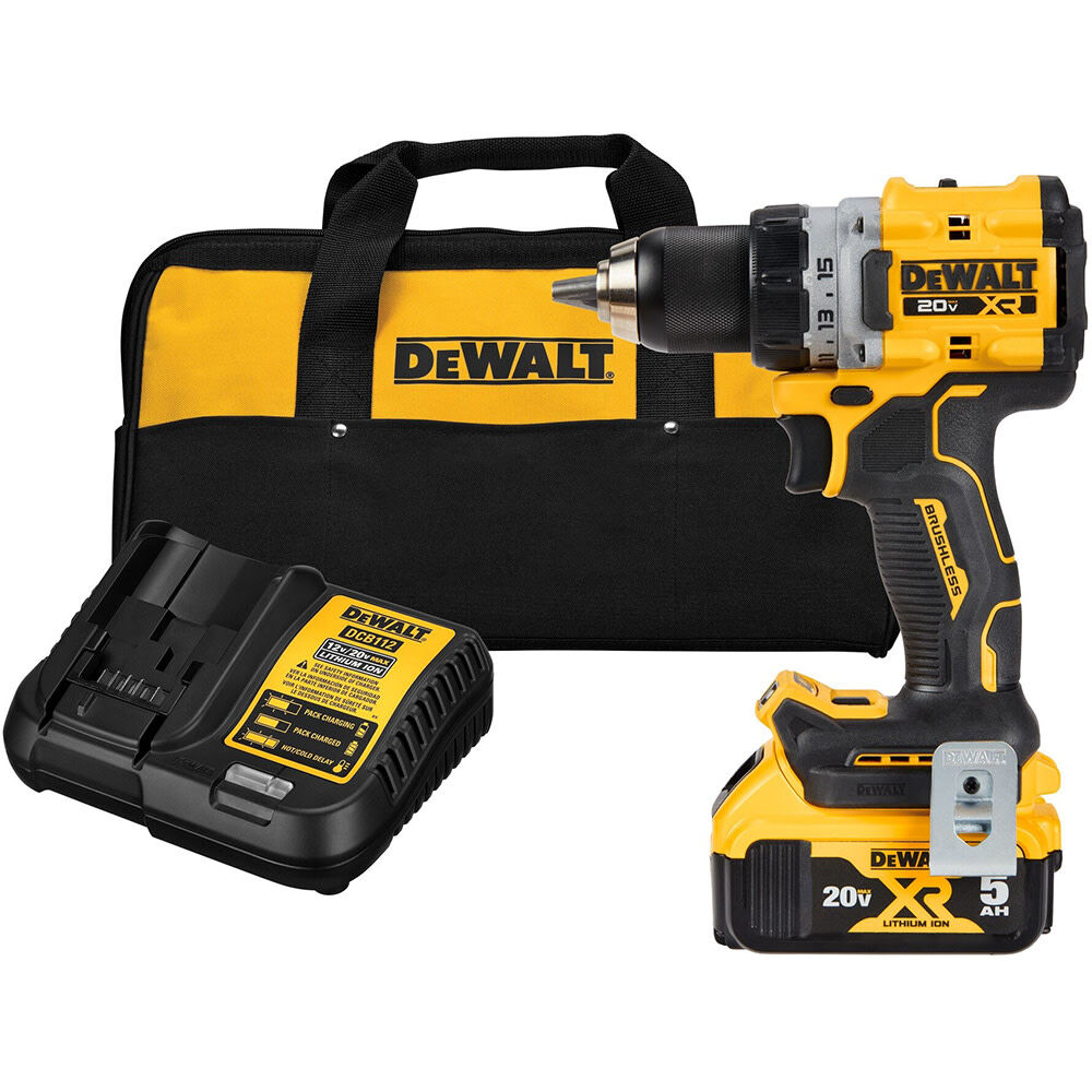 DEWALT 20V MAX XR Brushless Cordless 1/2 in. Drill/Driver Kit Simolary simolary.com 5