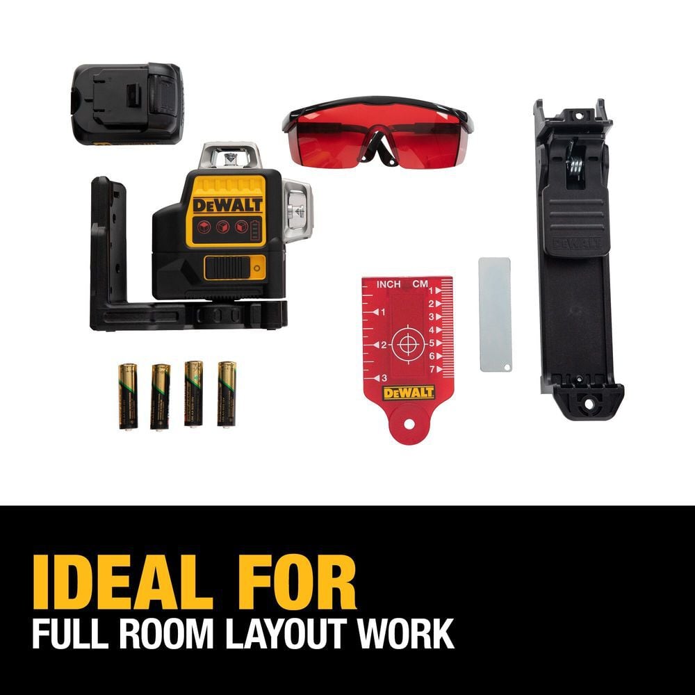 DEWALT 12V Max Line Laser 3 X 360 Degree Red, large image number 7