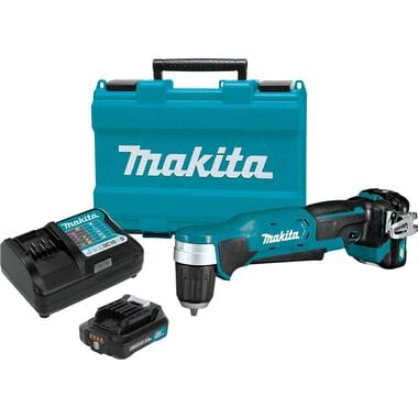 Makita 12V max CXT Lithium-Ion Cordless 3/8 In. Right Angle Drill Kit (2.0Ah)