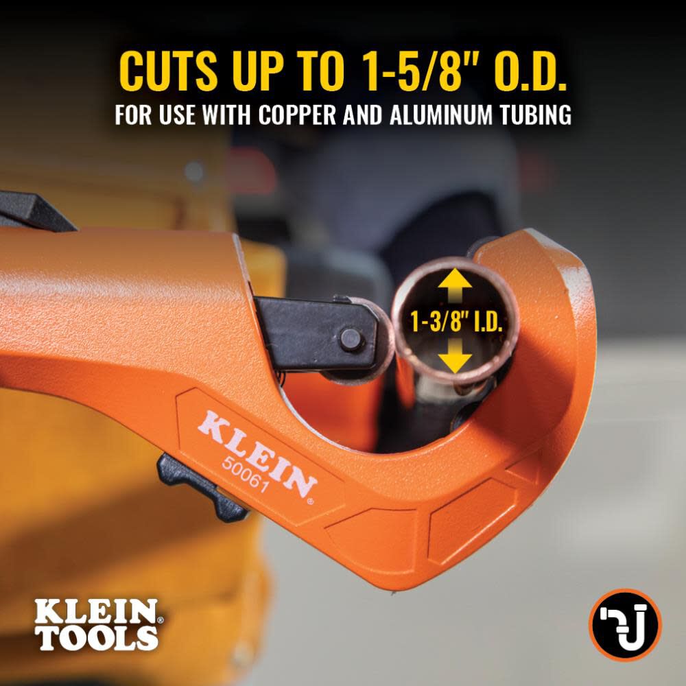 Klein Tools Quick-Adjust Tubing Cutter, 1-5/8", large image number 2