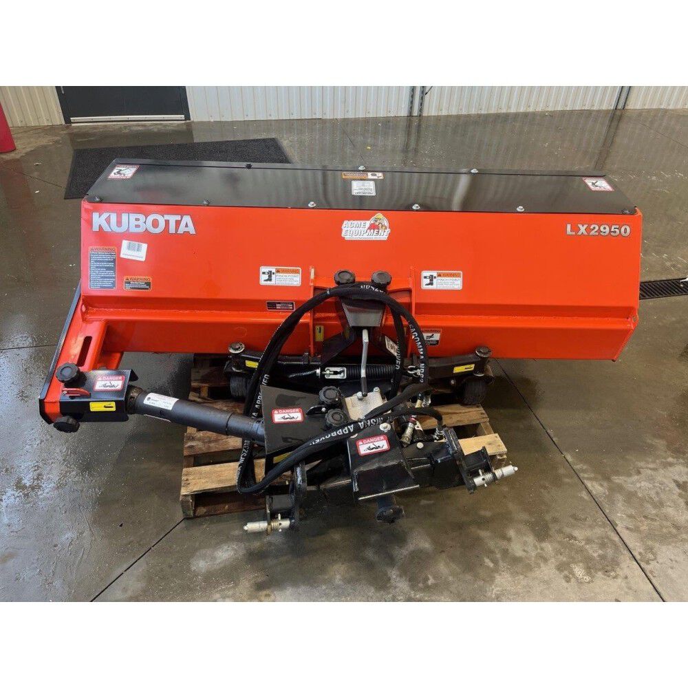 Kubota LX2950 66in Rotary Broom with 24in Wafer Brush Used LX2950